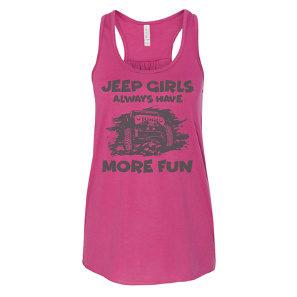 Jeep Girls - Shirt, Tank Top, Long Sleeve or Hoodie - Available in Multiple Colors